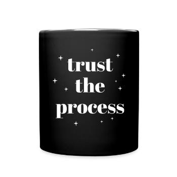 Trust the process - Full Colour Mug - black - Front