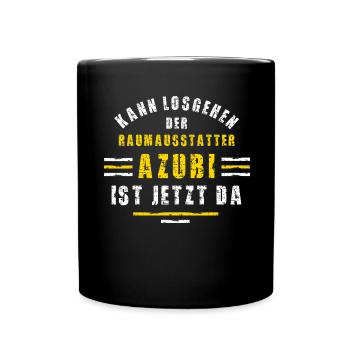 Raumausstatter Azubi Ausbildung Lehre Dekorateur - Tasse einfarbig - Schwarz - Vorne