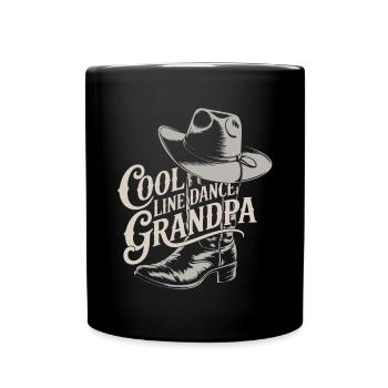 Cool Line Dance Country Grandpa - Full Colour Mug - black - Front