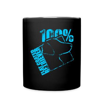 FLAT COATED RETRIEVER 100 - Full Colour Mug - black - Front