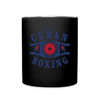 CUBAN BOXING SPIRIT USED LOOK - Tasse einfarbig - Schwarz - Vorne