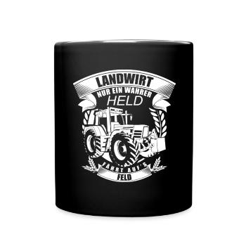 Cadeau paysan - Mug uni - noir - Devant