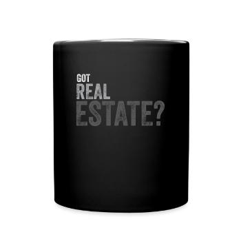Got Real Estate - Full Colour Mug - black - Front