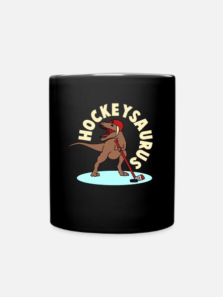 Hockeysaurus - Mug uni - noir