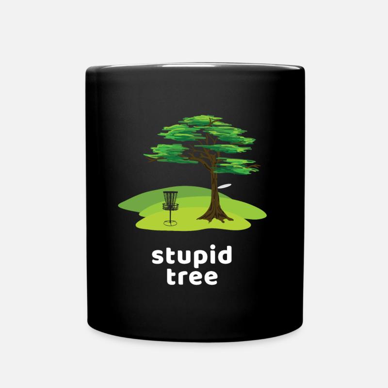 Stupid Tree Disc Golf - Mug uni - noir