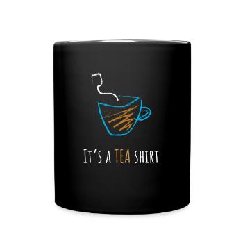 C'est un thé - Mug uni - noir - Devant
