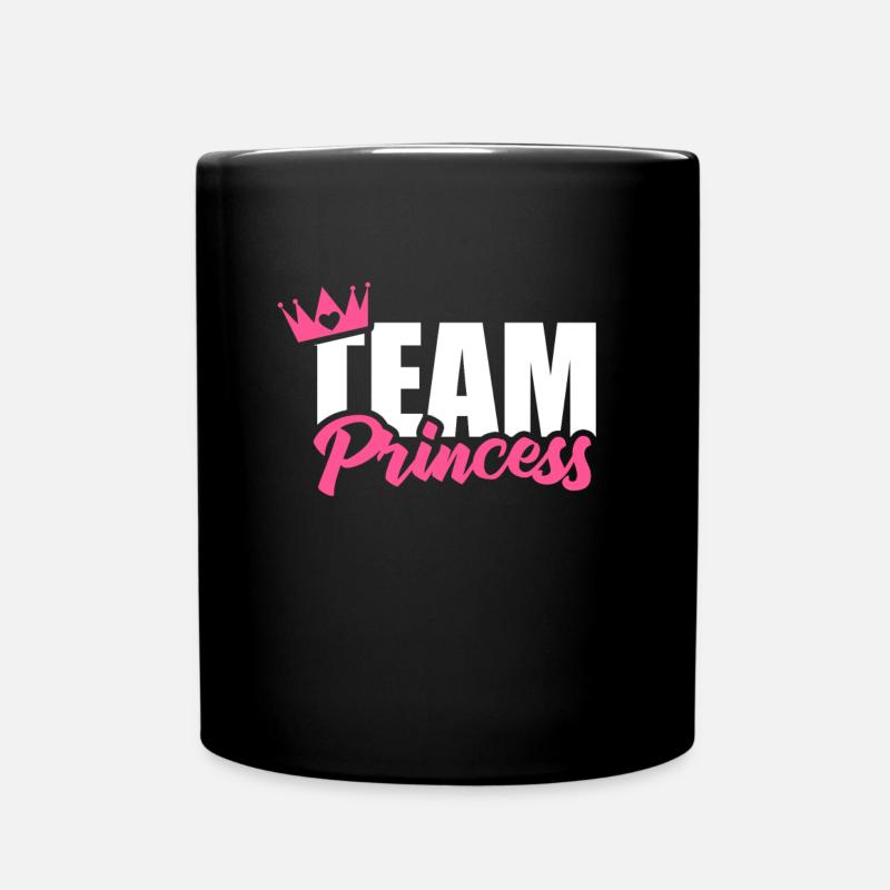 Équipe princesse - Mug uni - noir