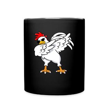 Dabbing Chicken - Mug uni - noir - Devant