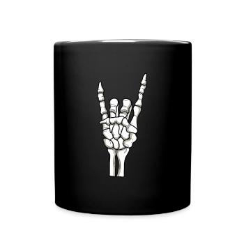 Skeleton Hand - Full Colour Mug - black - Front
