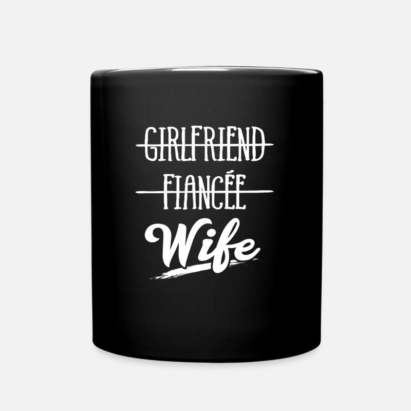 Épouse fiancée - Mug uni - noir