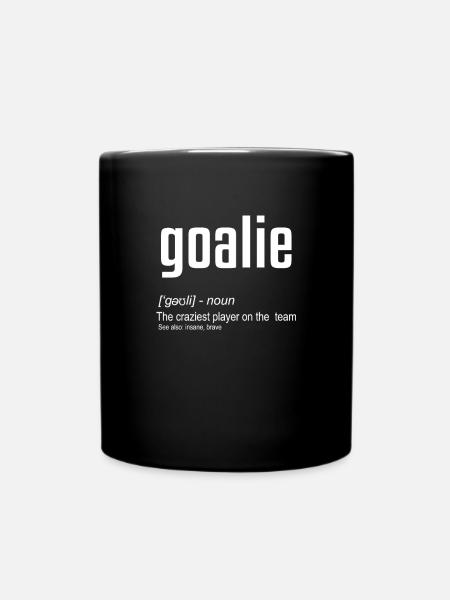 Goalie Definition - Full Colour Mug - black