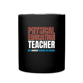 Sportlehrer - Tasse einfarbig - Schwarz - Vorne