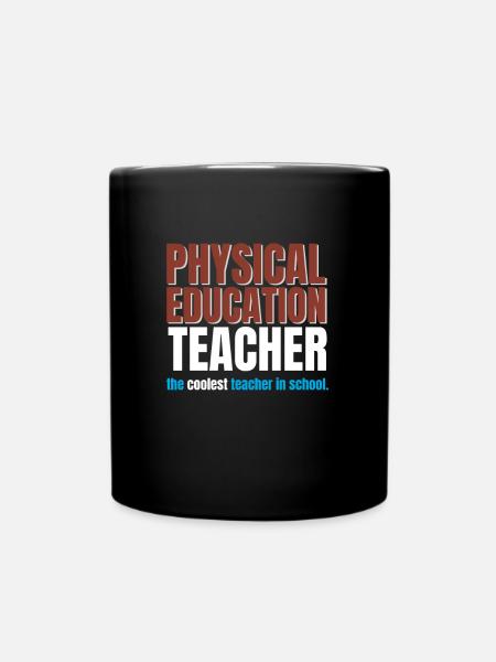 Sportlehrer - Tasse einfarbig - Schwarz