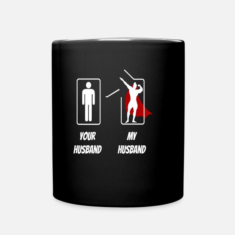 Your Husband My Husband - Full Colour Mug - black