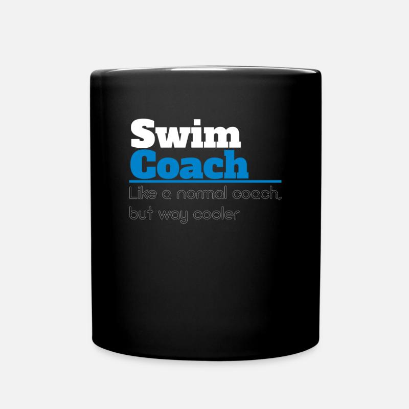 Schwimmtrainer Definition Trainer Wassersportlehrer - Tasse einfarbig - Schwarz