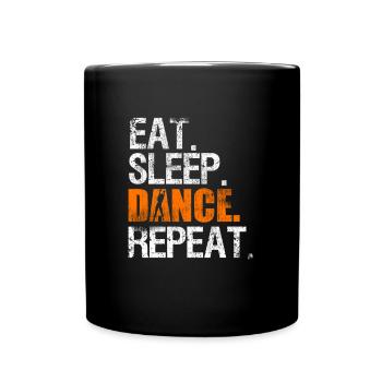 Mangez vos danses du sommeil - Mug uni - noir - Devant