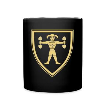 Viking Dumbbell training - Full Colour Mug - black - Front