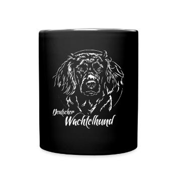 DEUTSCHER WACHTELHUND Jagdhunde Jagdhund Wilsigns - Tasse einfarbig - Schwarz - Vorne