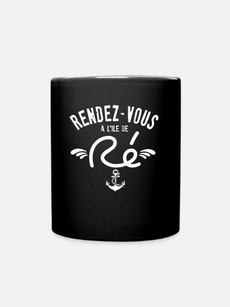 Rendez vous à l ile de Ré - Mug uni - noir