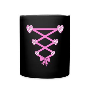 Volksfest Dirndl Remplacement - Mug uni - noir - Devant