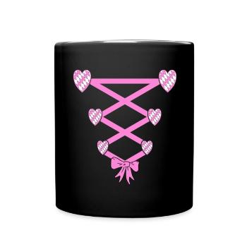 Volksfest Dirndl Remplacement - Mug uni - noir - Devant