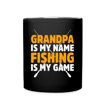 Pêcheur Drôle pêche Pêche à la mouche Poisson - Mug uni - noir - Devant