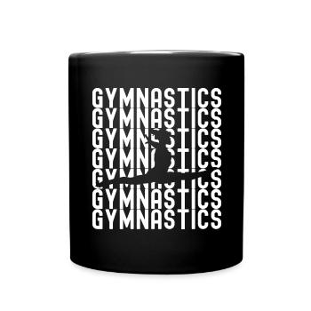 Gymnastique Acrobaties Cheerleading Gymnaste Gymnastique au sol - Mug uni - noir - Devant