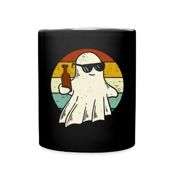 Halloween Beer Spirit Party Costume - Full Colour Mug - black - Front