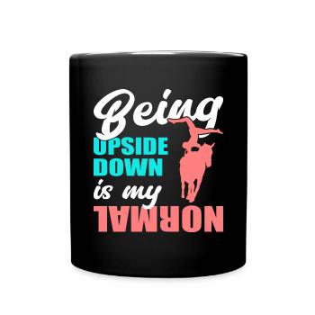 Acrobate Riding Rider Vaulter Acrobat - Mug uni - noir - Devant