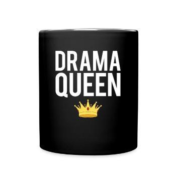 Drama Queen Chieuse Princesse Humour - Mug uni - noir - Devant