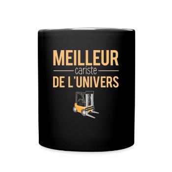 Meilleur Cariste De L'Univers Métier Profession - Mug uni - noir - Devant