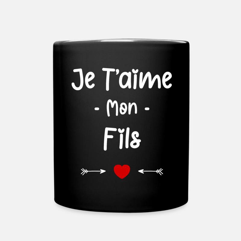 Je t'aime mon Fils - Mug uni - noir