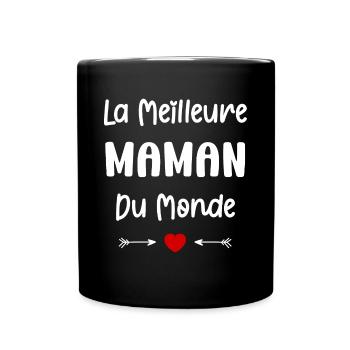 Meilleure maman - Mug uni - noir - Devant