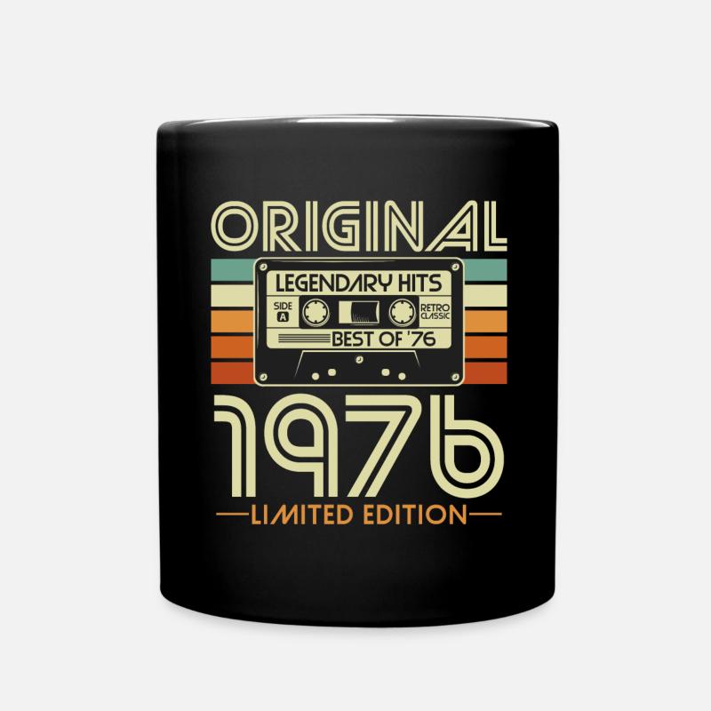 Original 1976 Vintage Vintage Birthday Retro - Mug uni - noir