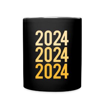 Bonne Année 2024 Nouvel An Nouvelle Année - Mug uni - noir - Devant