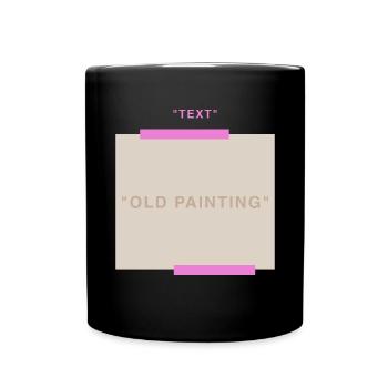 Off-Wifie: No Painting | only text and colors - Tasse einfarbig - Schwarz - Vorne
