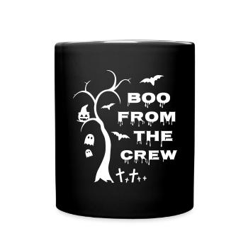 Boo from the crew - Full Colour Mug - black - Front