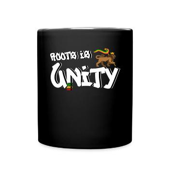 Roots is Unity - Tasse einfarbig - Schwarz - Vorne