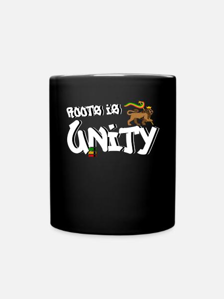 Les racines, c’est l’unité - Mug uni - noir
