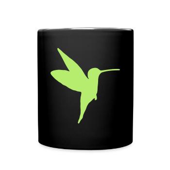 Kolibri - Tasse einfarbig - Schwarz - Vorne