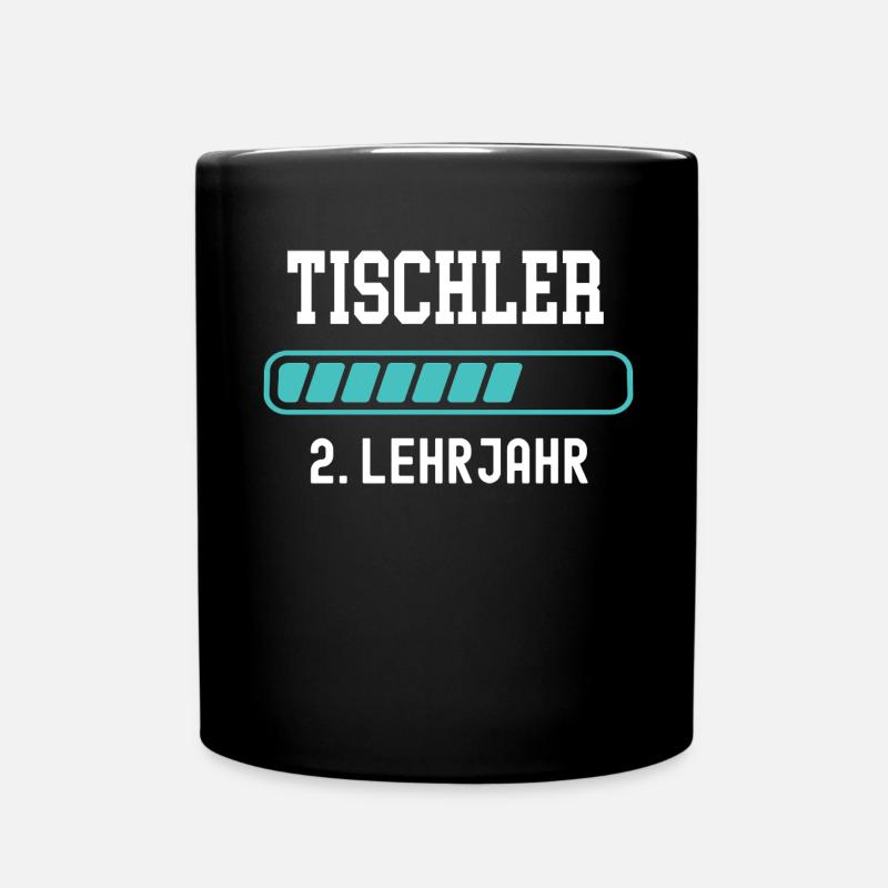Tischler Ausbildung 2 Lehrjahr 2. Ausbildungsjahr - Tasse einfarbig - Schwarz