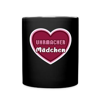 Uhrmacher Mädchen Girl Nachwuchs Kollegin Juwelier - Tasse einfarbig - Schwarz - Vorne