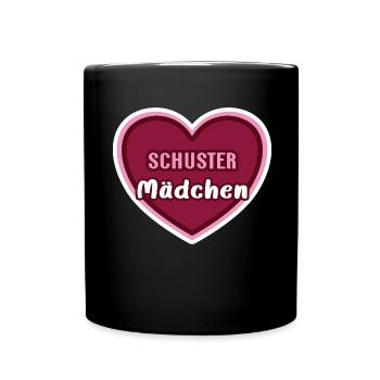 Schuster Mädchen Kind Schusterin Azubine Azubi - Tasse einfarbig - Schwarz - Vorne