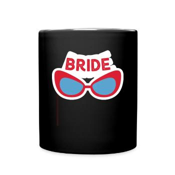 Wedding marriage wedding ceremony love loyalty gift idea - Full Colour Mug - black - Front