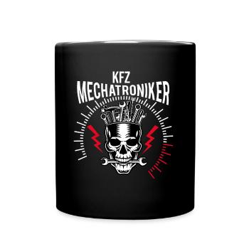 KFZ Mechatroniker - Tasse einfarbig - Schwarz - Vorne
