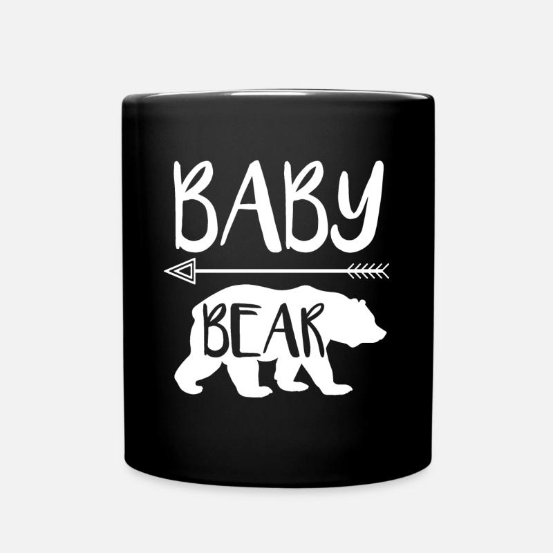 Baby Bär - Tasse einfarbig - Schwarz