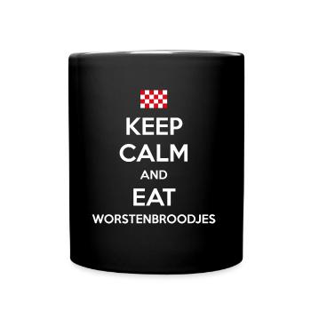 AVM - GARDER LE CALME - PAINS À LA SAUCISSE W - Mug uni - noir - Devant