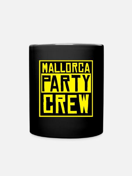 mallorca party crew - Tasse einfarbig - Schwarz