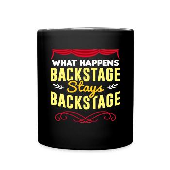 Theater - Tasse einfarbig - Schwarz - Vorne