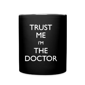 Trust me I’m the Doctor - Mug uni - noir - Devant